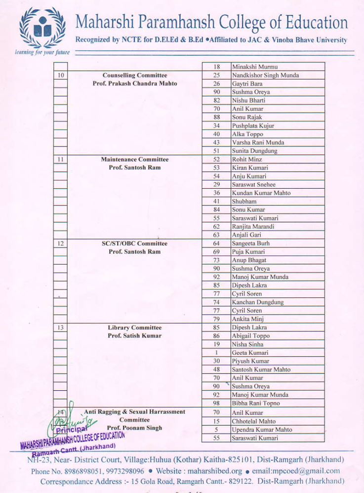 Committees 3